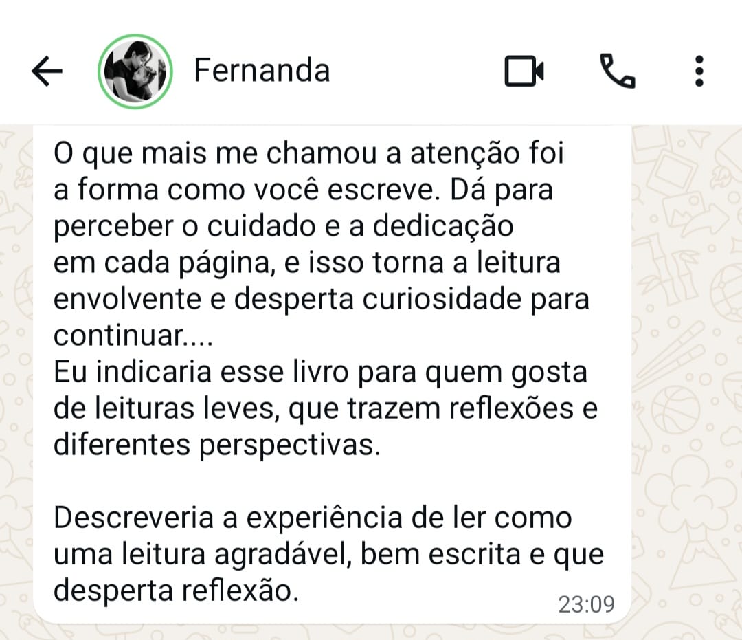 Depoimento real de leitor sobre o livro